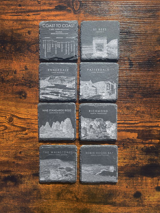 Coast to Coast Set of 8⇻ Route/Sketches