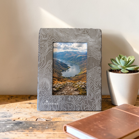 Loughrigg - Lake District - Contour Slate Photo Frame