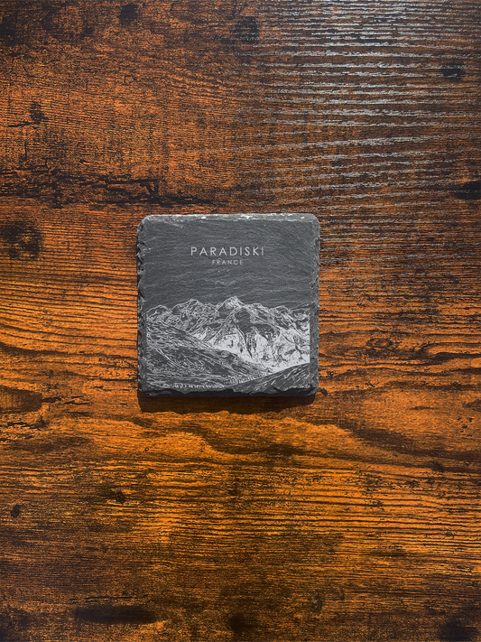 Paradiski France Slate Coaster