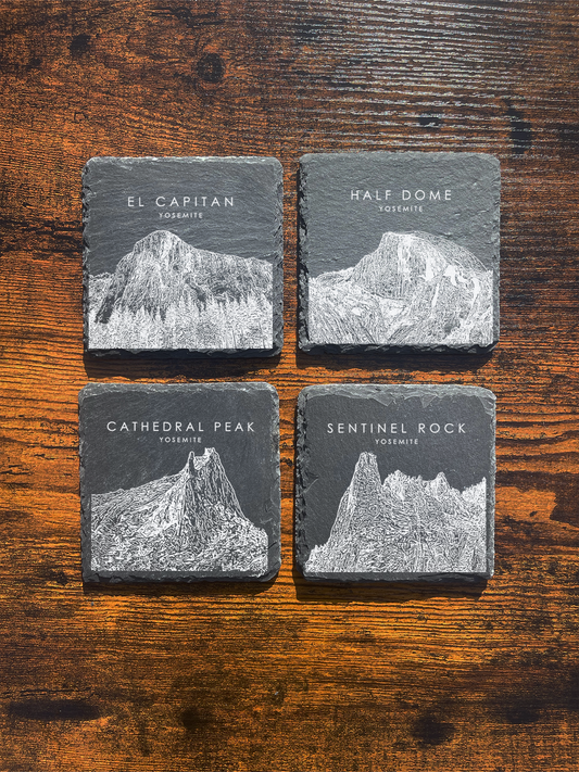 Yosemite Set of Coasters ⇻ Sketch
