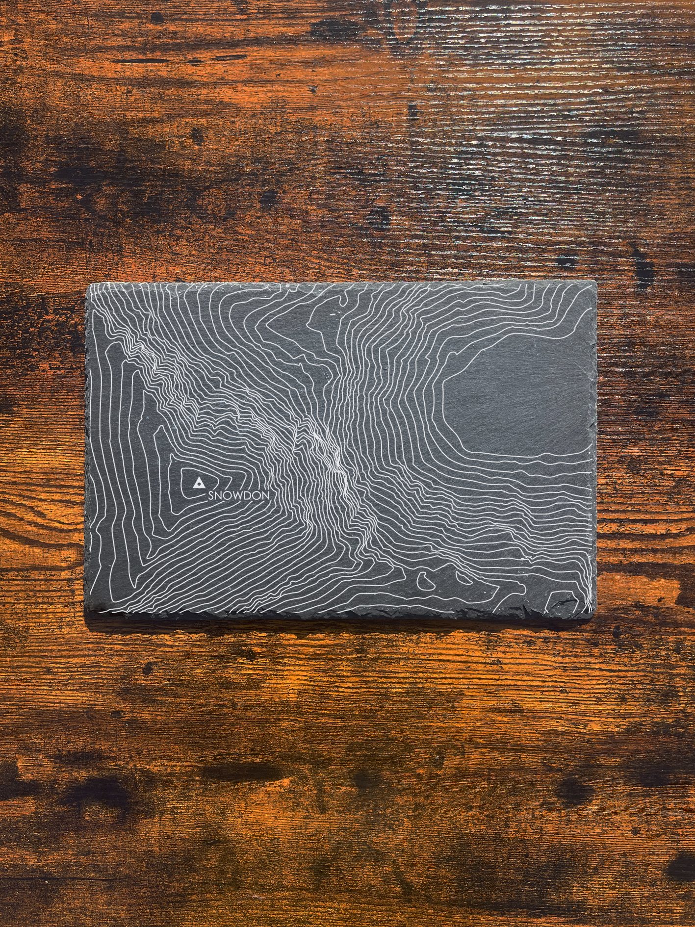 Snowdon Placemat ⇻ Contour – Etching Summit