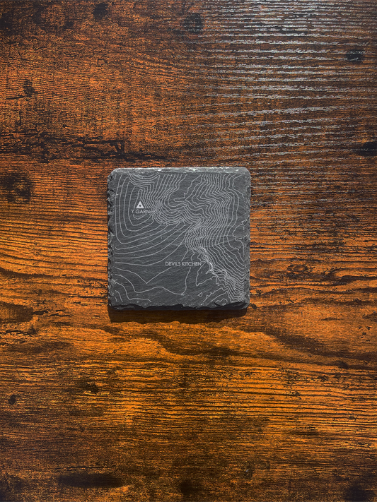 Y Garn Coaster ⇻ Contours
