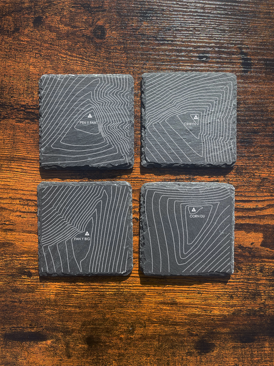 Brecon Beacons Coaster Set ⇻ Contours